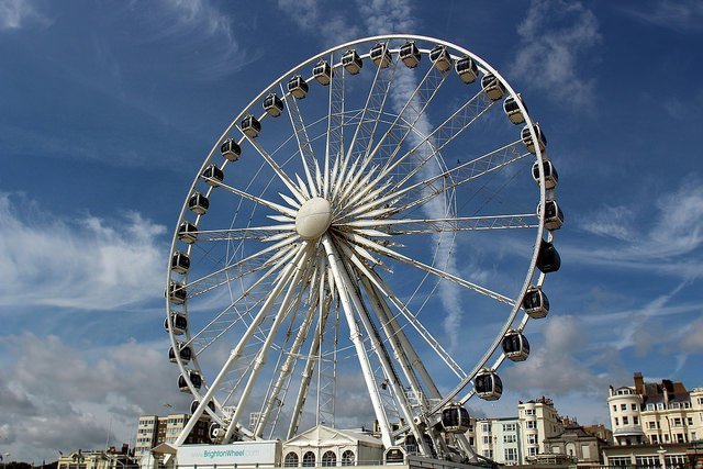 The Brighton Wheel is built